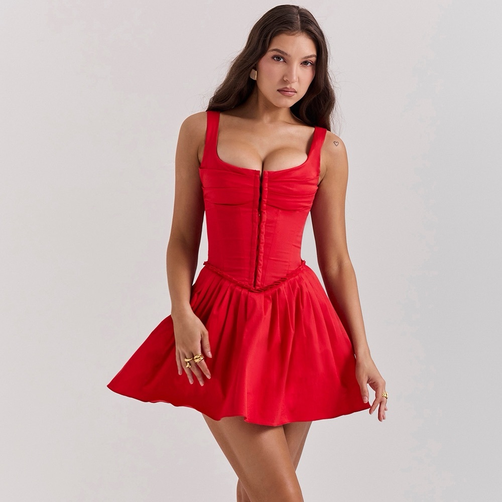 House of CB Red Mini Dress